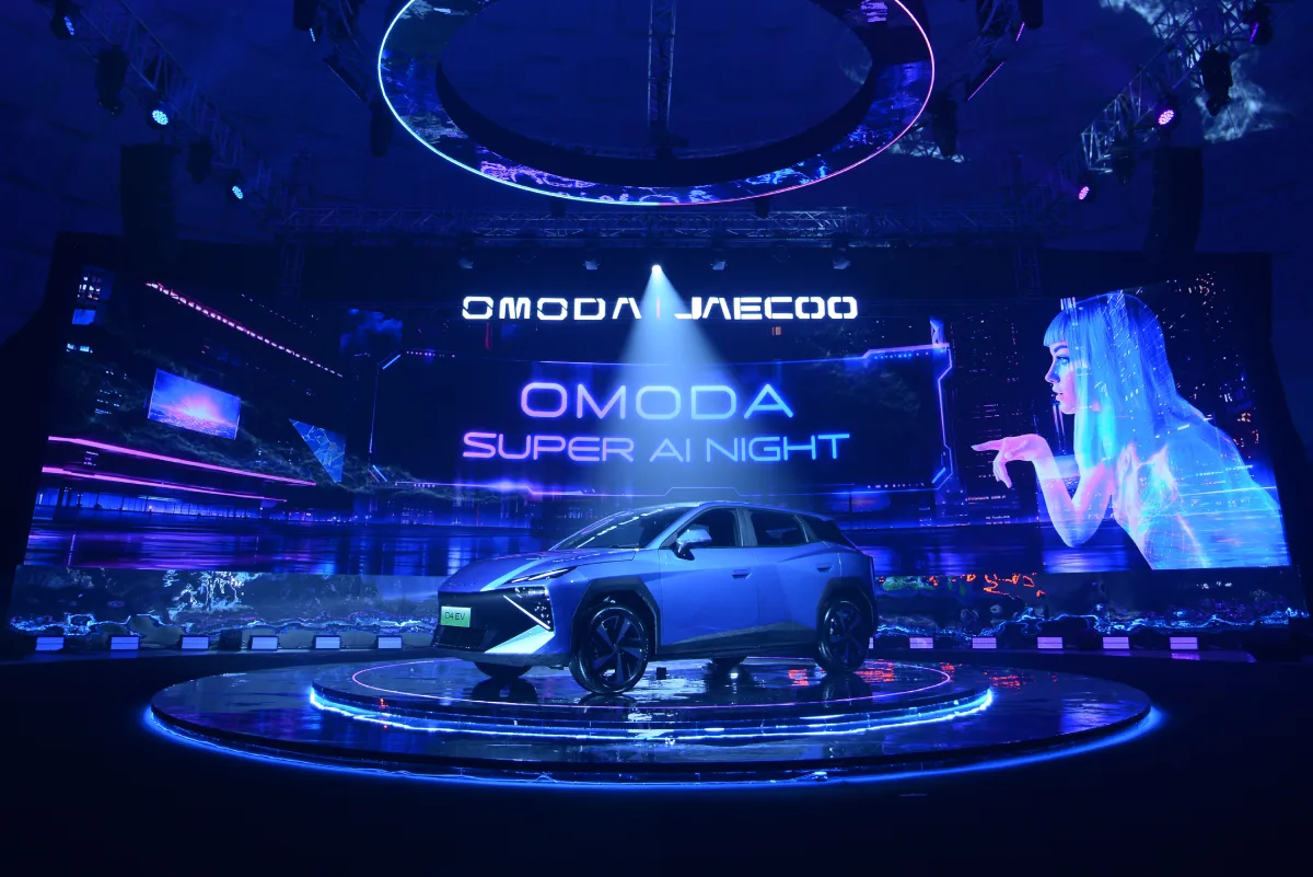 OMODA 4 podczas wydarzenia Super AI Night w Indonezji
