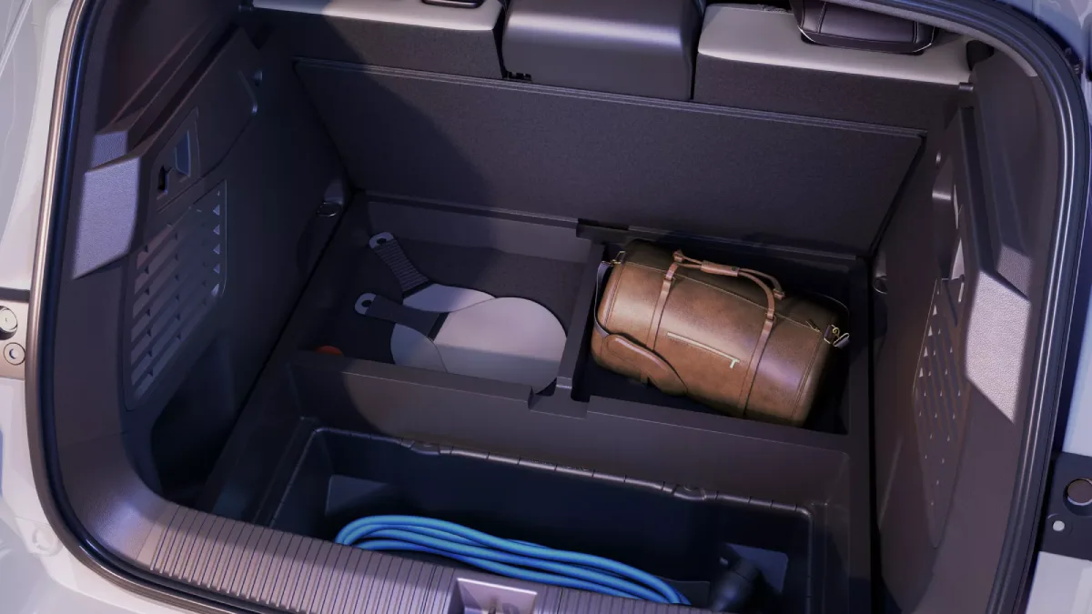 Bagażnik Renault Scenic E-Tech electric z podwójną podłogą