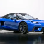 JAS Tensei na bazie Hondy NSX pierwszej generacji, niebieskie nadwozie widziane z przodu i boku